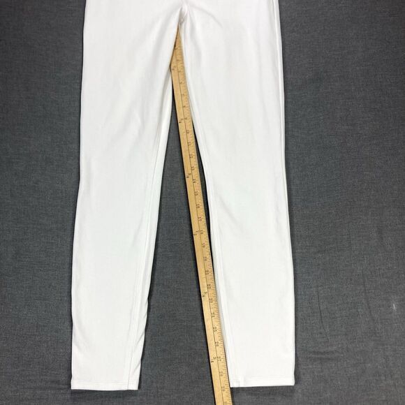 Spanx Skinny Ankle Jeggings Womens M White Stretch Comfy Pull On Shaping Pants - Picture 11 of 14